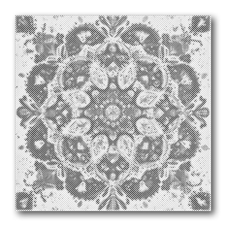 Dot PaintingRosette Mandala - isuvio