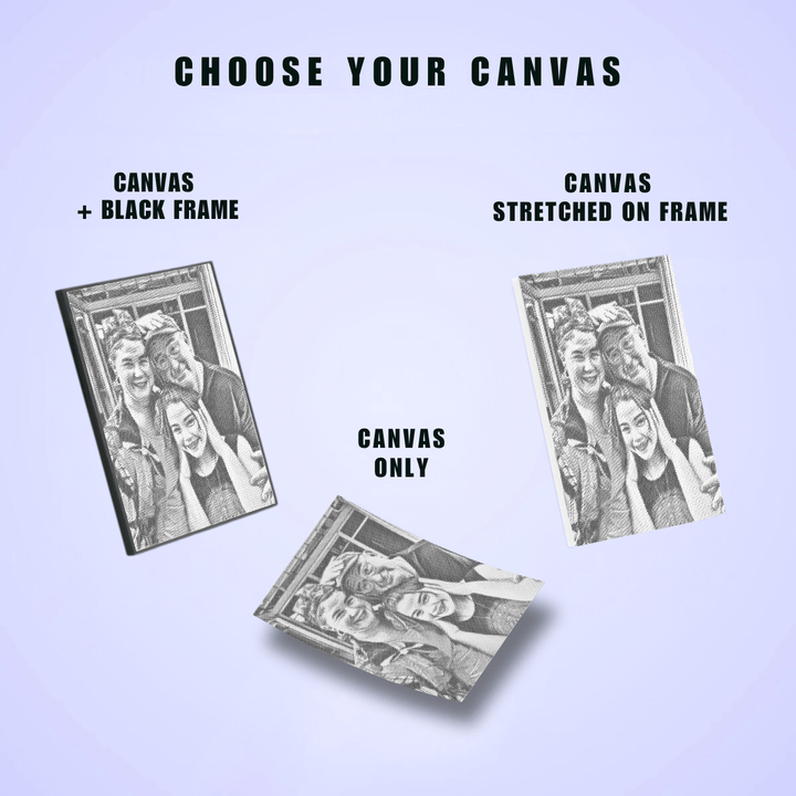 Dot PaintingSanta Claus Portrait - isuvio