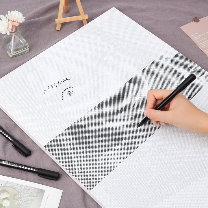 Dot PaintingSmall Tree Pot Shadow - isuvio