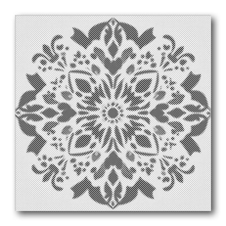 Dot PaintingSnowflake Mandala - isuvio