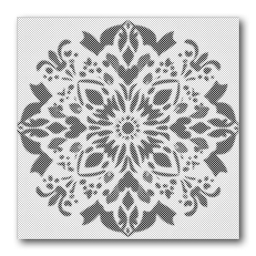 Dot PaintingSnowflake Mandala - isuvio
