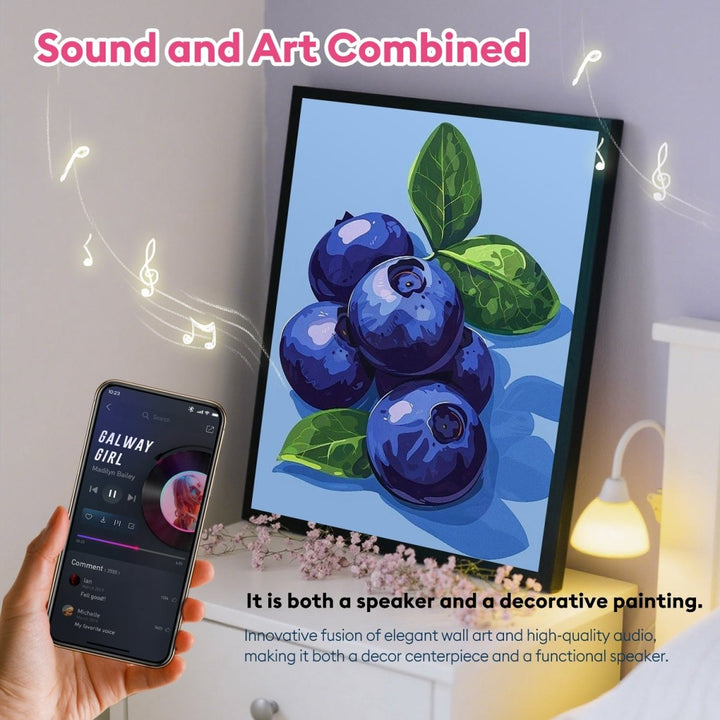 Paint By Numbers KitSpeaker - Blueberry Bunch - isuvio