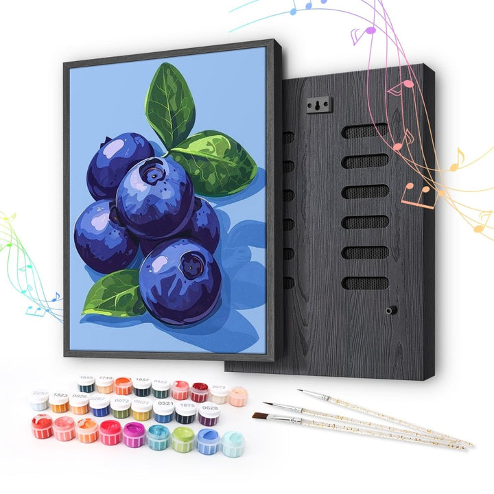 Paint By Numbers KitSpeaker - Blueberry Bunch - isuvio