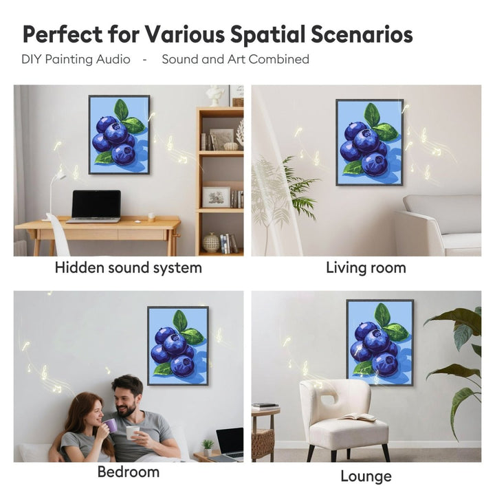 Paint By Numbers KitSpeaker - Blueberry Bunch - isuvio