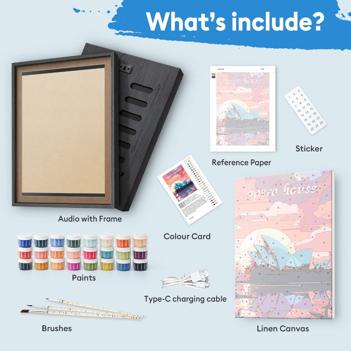 Paint By Numbers KitSpeaker - Blueberry Bunch - isuvio