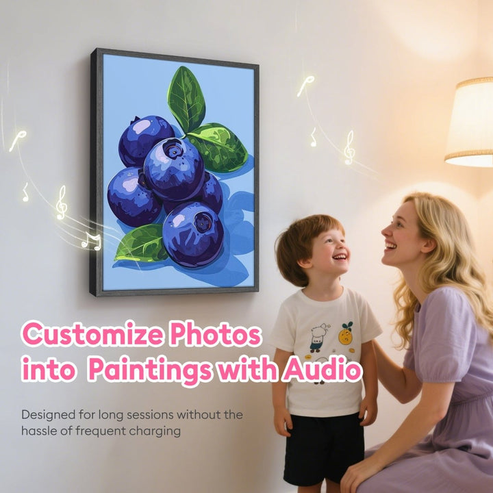 Paint By Numbers KitSpeaker - Blueberry Bunch - isuvio