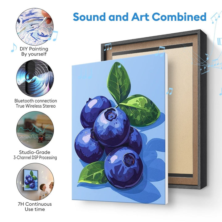 Paint By Numbers KitSpeaker - Blueberry Bunch - isuvio