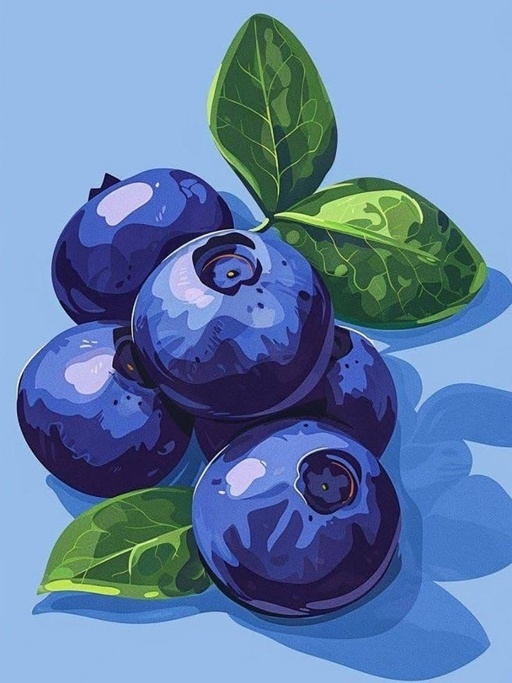 Paint By Numbers KitSpeaker - Blueberry Bunch - isuvio