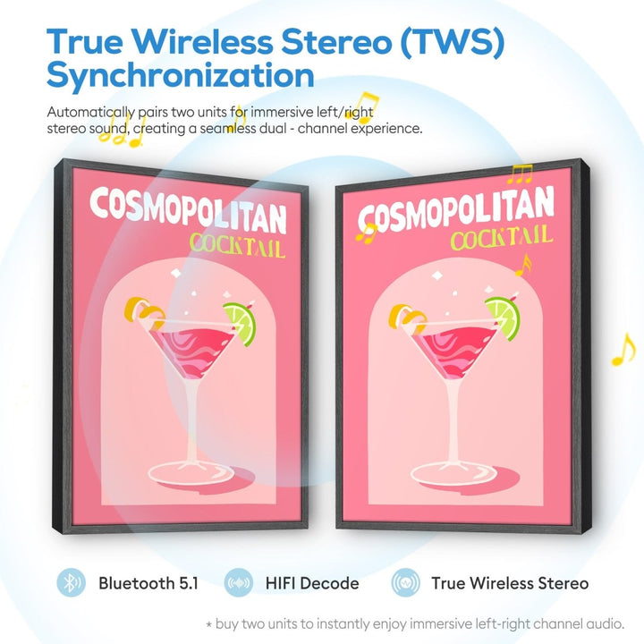 Paint By Numbers KitSpeaker - Cosmopolitan Cocktail - isuvio