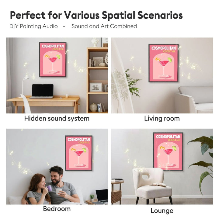 Paint By Numbers KitSpeaker - Cosmopolitan Cocktail - isuvio