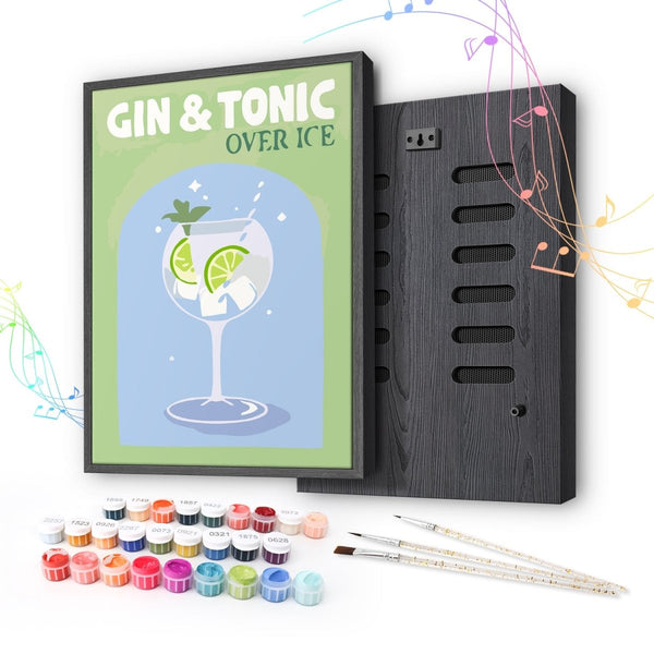 Paint By Numbers KitSpeaker - Gin & Tonic - isuvio