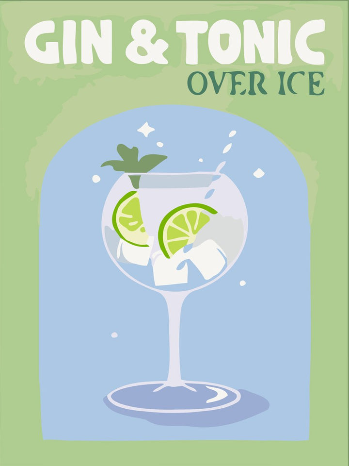 Paint By Numbers KitSpeaker - Gin & Tonic - isuvio