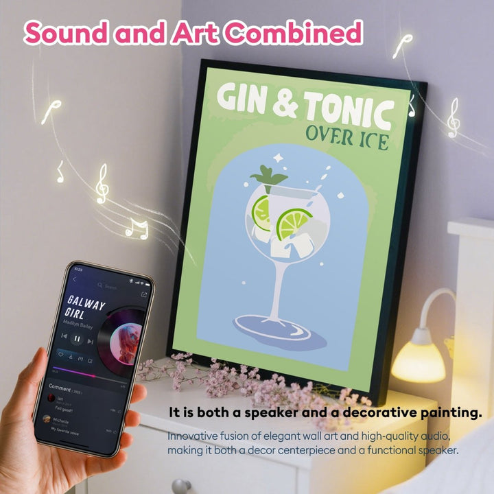 Paint By Numbers KitSpeaker - Gin & Tonic - isuvio