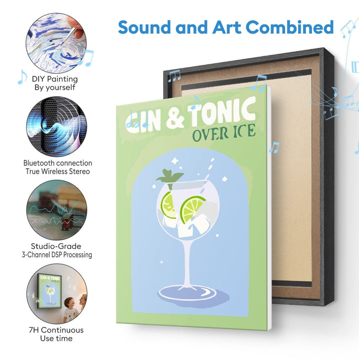 Paint By Numbers KitSpeaker - Gin & Tonic - isuvio