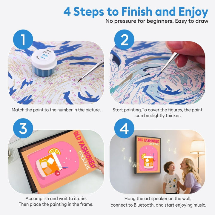 Paint By Numbers KitSpeaker - Old Fashioned - isuvio