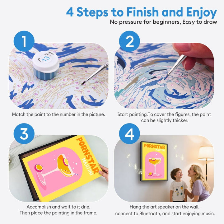 Paint By Numbers KitSpeaker - Pornstar Martini - isuvio