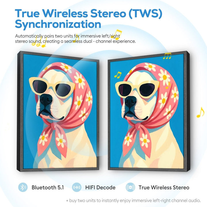 Paint By Numbers KitSpeaker - Retro Dog with Scarf - isuvio