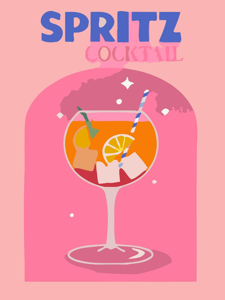 Paint By Numbers KitSpeaker - Spritz Cocktail - isuvio