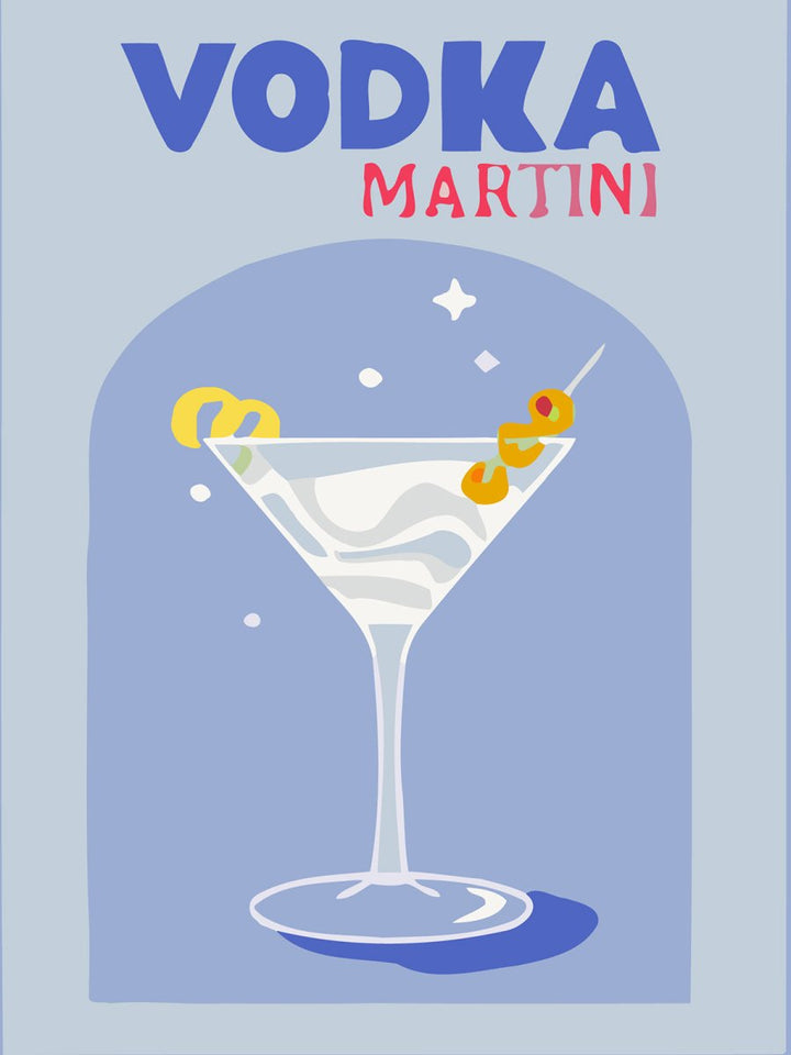 Paint By Numbers KitSpeaker - Vodka Martini - isuvio