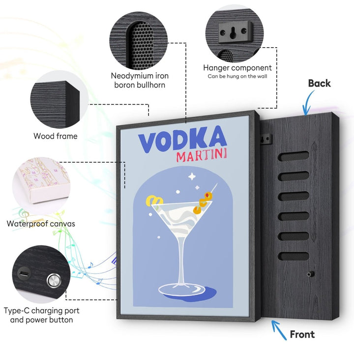 Paint By Numbers KitSpeaker - Vodka Martini - isuvio