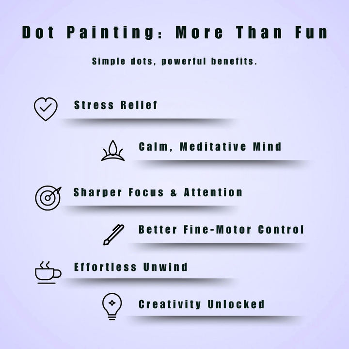 Dot PaintingSucculent Row Sunlight - isuvio