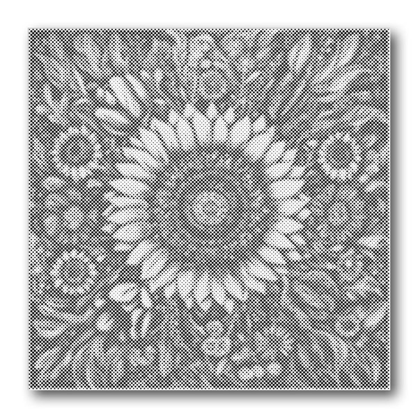Dot PaintingSunflower Wreath - isuvio