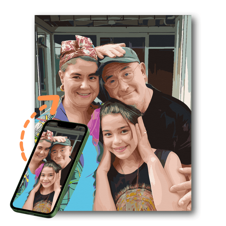 Paint By Numbers KitTransform Memories into Art with isuvio™ Custom Paint - by - Numbers - Design Your Photo - isuvio