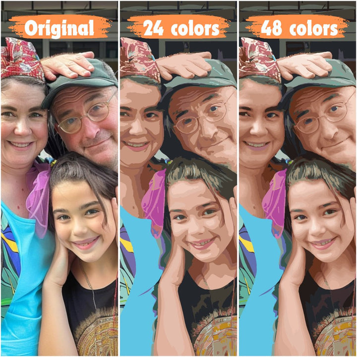 Paint By Numbers KitTransform Memories into Art with isuvio™ Custom Paint - by - Numbers - Design Your Photo - isuvio