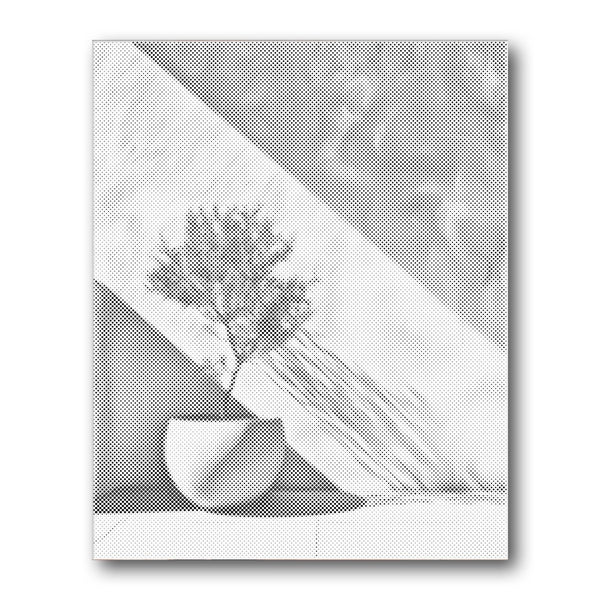 Dot PaintingTree Pot Diagonal Light - isuvio