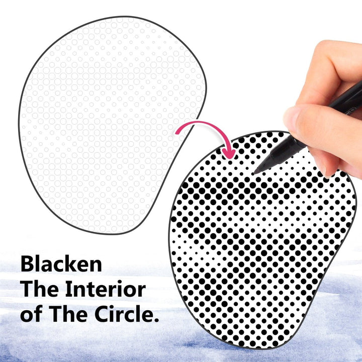 Dot PaintingWicker Basket Bouquet - isuvio