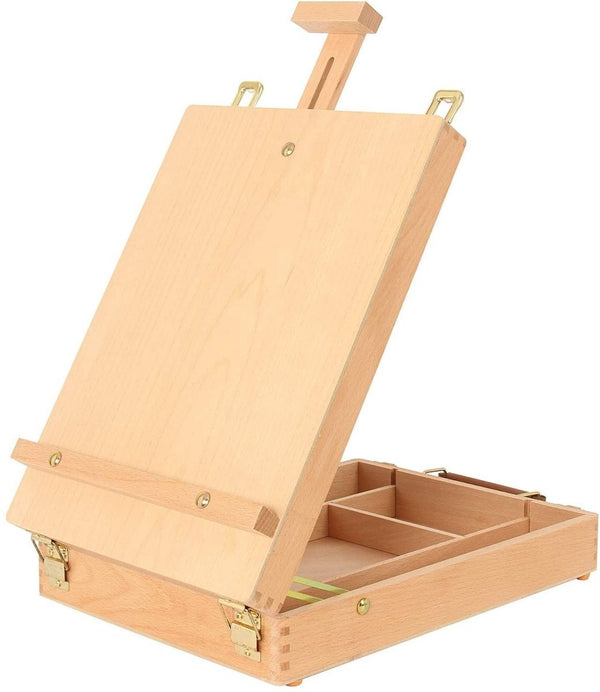 Wooden Desktop Easel & Storage Box - isuvio